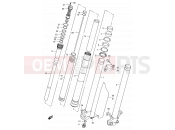 SUZUKI RM250 X (1999) (E03,E28,E33) 28C - FRONT DAMPER (MODEL X)