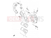 SUZUKI RM250 X (1999) (E03,E28,E33) 31 - FRONT CALIPER