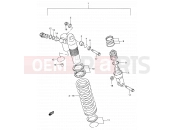 SUZUKI RM250 X (1999) (E03,E28,E33) 34C - SHOCK ABSORBER (MODEL X)