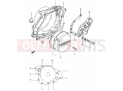 3 - CRANKCASE COVER - Suzuki RM500 D (1983)