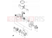 4 - CRANKSHAFT - Suzuki RM500 D (1983)
