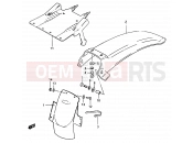 39 - REAR FENDER (MODEL D) - Suzuki RM500 D (1983)