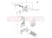 SUZUKI RM500 E (1984) 29 - RIGHT HANDLE SWITCH