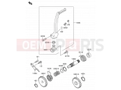 SUZUKI RM65 K5 (2005) (E19) 5 - KICKSTARTER MECHANISM