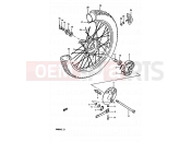 SUZUKI RM80H D (1983) 29 - FRONT WHEEL