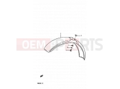 SUZUKI RM80X D (1983) 28 - FRONT FENDER