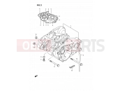 SUZUKI RM80 H (1987) (E01) 2 - CRANKCASE (MODEL G/H)