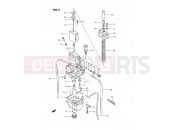 SUZUKI RM80 H (1987) (E01) 5 - CARBURETOR (MODEL G/H)