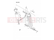 SUZUKI RM80 H (1987) (E01) 32A - REAR SHOCK ABSORBER (MODEL H)