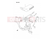 15B - FRAME - SEAT (MODEL M/N) - Suzuki RM80 M (1991) (E24)