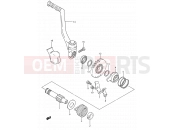 13 - KICK STARTER - Suzuki RM80 G (1986) (E03,E28,E33)