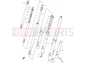 23 - FRONT FORK (MODEL G/H/J) - Suzuki RM80 G (1986) (E03,E28,E33)