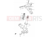 24 - STEERING STEM (MODEL G/H/J) - Suzuki RM80 G (1986) (E03,E28,E33)