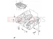 SUZUKI RM80 H (1987) (E03,E28,E33) 2 - CRANKCASE (MODEL G/H/J)
