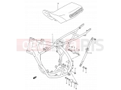 17A - FRAME - SEAT (MODEL M/N) - Suzuki RM80 N (1992) (E03,E28,E33)