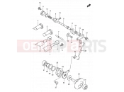 SUZUKI RM80 X (1999) (E24) 2 - EXHAUST VALVE
