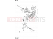 44 - REAR WHEEL (RM85L2 P19) - Suzuki RM85 L2 (2012)