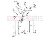 SUZUKI RV50 X (1999) 44 - HANDLEBAR - CABLE