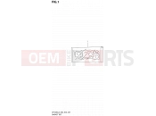 SUZUKI SFV650 L3 (2013) Gladius (E03,E28,E33) 1 - GASKET SET