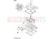 SUZUKI SFV650 L3 (2013) Gladius (E03,E28,E33) 3 - REAR CYLINDER HEAD
