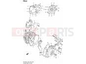 SUZUKI SFV650 L3 (2013) Gladius (E03,E28,E33) 6 - CRANKCASE COVER