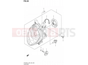 SUZUKI SFV650 L3 (2013) Gladius (E03,E28,E33) 38 - HEADLAMP