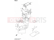 SUZUKI SFV650 L3 (2013) Gladius (E03,E28,E33) 61 - BATTERY HOLDER (SFV650AL3 E33)