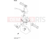 SUZUKI SFV650 L3 (2013) Gladius (E03,E28,E33) 65 - HANDLE LEVER