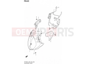 SUZUKI SFV650 L3 (2013) Gladius (E03,E28,E33) 62 - HEADLAMP COVER
