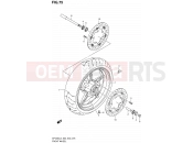 SUZUKI SFV650 L3 (2013) Gladius (E03,E28,E33) 75 - FRONT WHEEL (SFV650L3 E03)