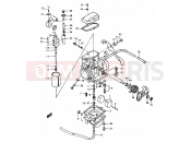8 - CARBURETOR - Suzuki SP370 C (1978)