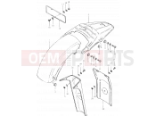 SUZUKI SP400 T (1996) 57 - REAR FENDER