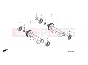 HONDA FJS400A9 SILVER WING 400 ABS 2009 E-18 BALANCER