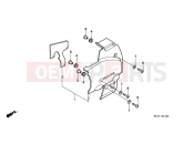 E-12 LEFT SIDE COVER - Honda CB1000FP CB1000 1993