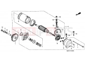 E-13 STARTER ENGINE - Honda CB1000FP CB1000 1993