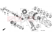 E-16 CRANKSHAFT / PISTON - Honda CB1000FP CB1000 1993