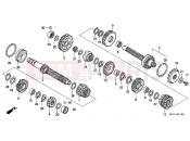 E-17 TRANSMISSION - Honda CB1000FP CB1000 1993