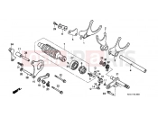 E-18 TRANSMISSION DRUM - Honda CB1000FP CB1000 1993
