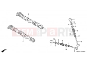 HONDA CBF1000A7 CBF1000 ABS 2007 E-3 CAMSHAFT / VALVE