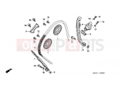 HONDA CBF1000A7 CBF1000 ABS 2007 E-4 TIMING CHAIN ​​/ TENSIONER