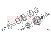 HONDA CBF1000A7 CBF1000 ABS 2007 E-6 CLUTCH