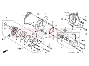 HONDA CBF1000A7 CBF1000 ABS 2007 E-10 WATER PUMP