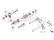 HONDA CBF1000A7 CBF1000 ABS 2007 E-16 TRANSMISSION DRUM