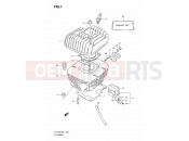 SUZUKI TF125 X (1999) 1 - CYLINDER
