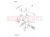 SUZUKI TF125 X (1999) 33 - RIGHT HANDLE LEVER (MODEL X/W)