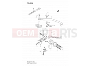 SUZUKI TF125 X (1999) 33A - RIGHT HANDLE LEVER (E24)