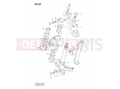 SUZUKI TF125 X (1999) 39 - STEERING STEM (SEE NOTE)