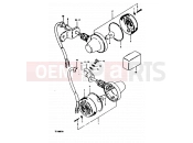 SUZUKI TS100ER X (1999) 23 - TURN SIGNAL LAMP (E02)