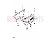 SUZUKI TS100ER X (1999) 41 - FRAME COVER (TS100ERX)