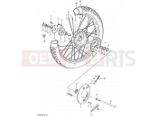 SUZUKI TS125ER X (1999) 66 - FRONT WHEEL